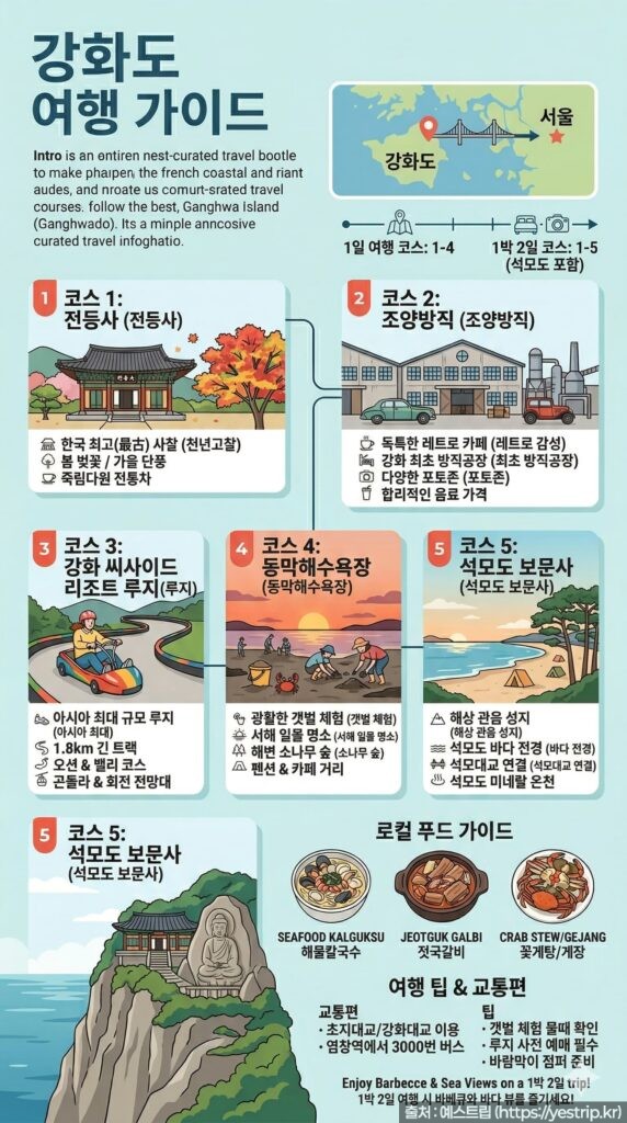 강화도 가볼만한곳 코스 정리