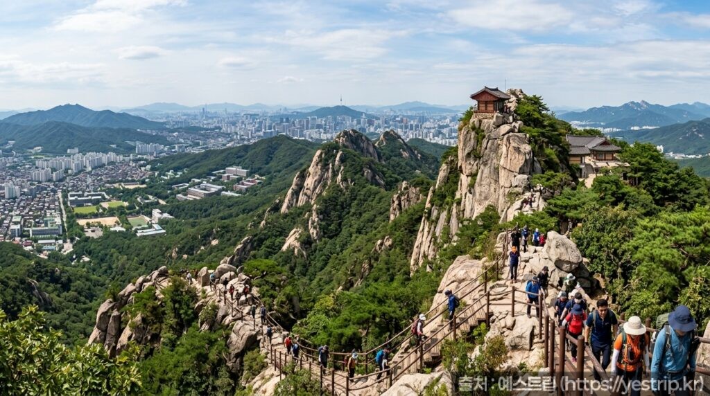관악산 연주대 등산코스 전경