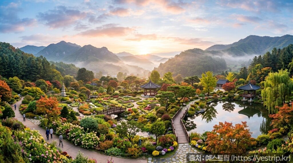 아침고요수목원