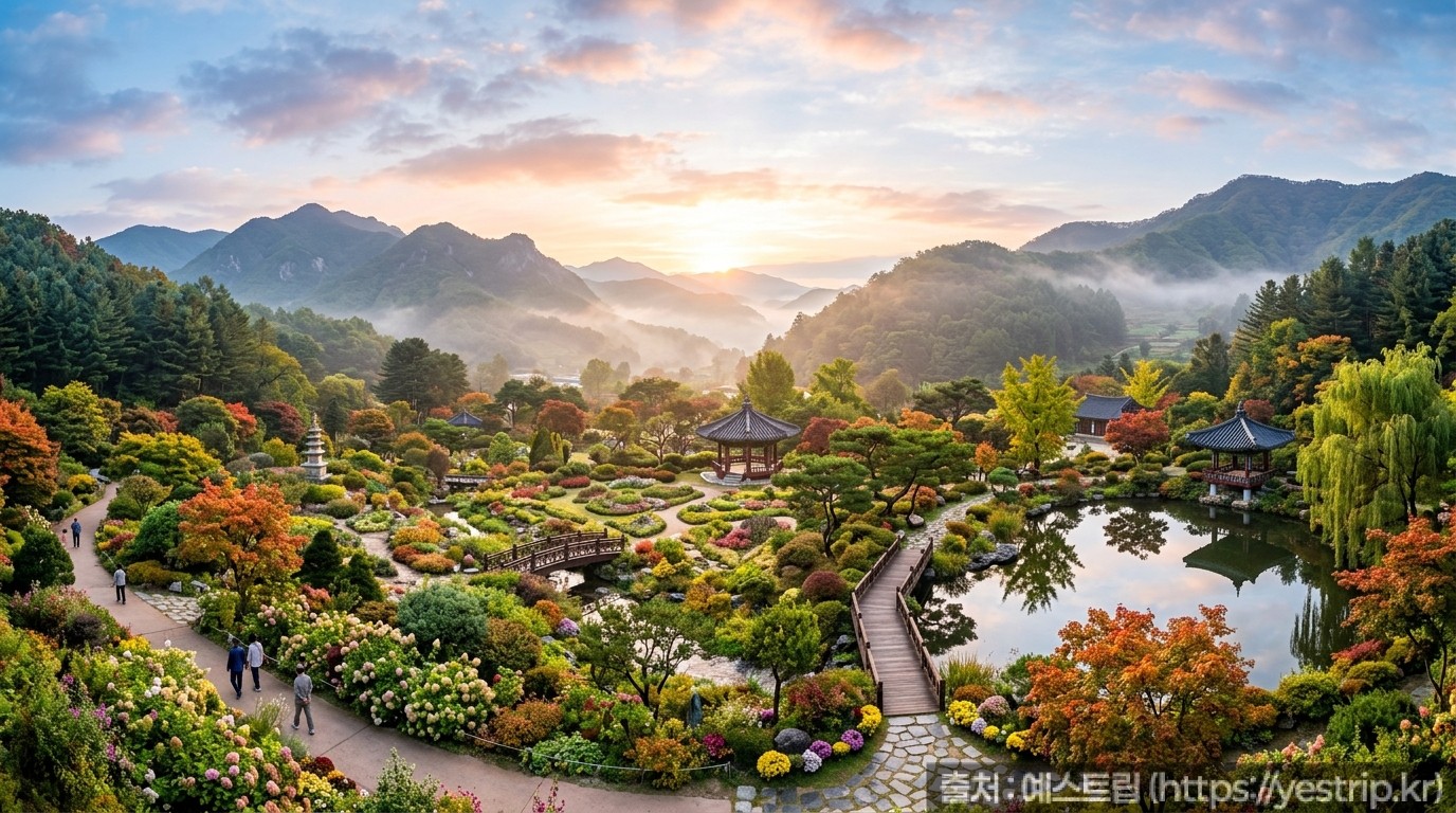 아침고요수목원